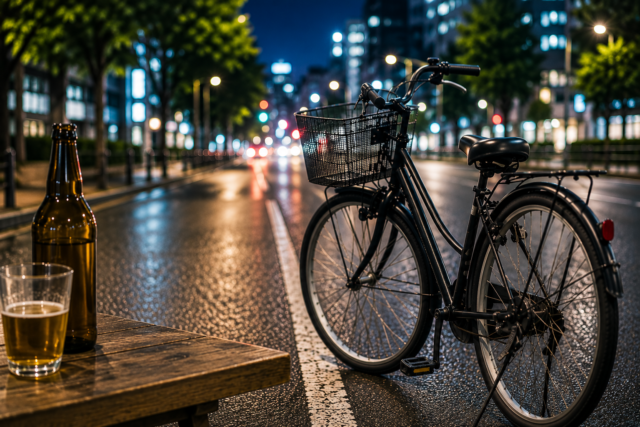 自転車で飲酒運転すると免停になる？酒気帯び運転の罰則を解説